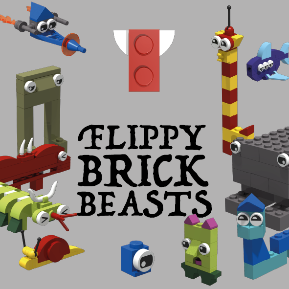 Cover of Flippy Brick Beasts